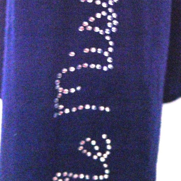 Ole miss Team Spirit Meesh & Mia top Rhinestone M - Picture 6 of 8